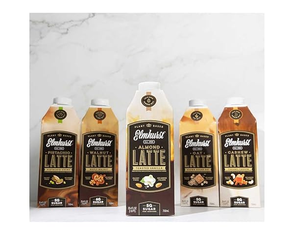 ELMHURST PISTACHIO CREME LATTE, 750 ML