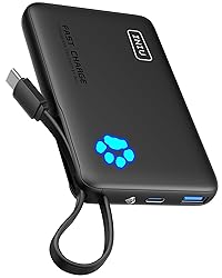 INIU 45W Portable Charger, 10000mAh Built-in USB C