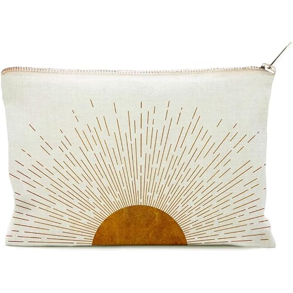 Lacosu Boho Make-up-Tasche Mit Wüsten-Design – Geräumige Kosmetiktasche Für Reisen & Alltag (ca. 19 X 25 Cm)