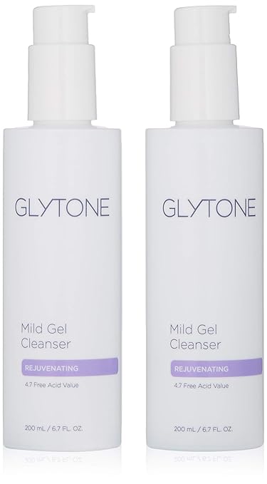 Amazon Com Glytone Rejuvenating Mild Gel Cleanser Duo Premium Beauty