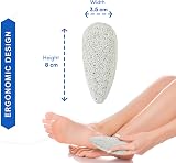 Nimxy Natural Pumice Stone Feet Hands Callus Dead Hard Skin Remover Grey view 2