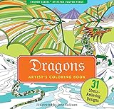 Dragons Adult Coloring Book (31 stress-relieving designs) (Studio Series: Artist's Coloring Book) by 