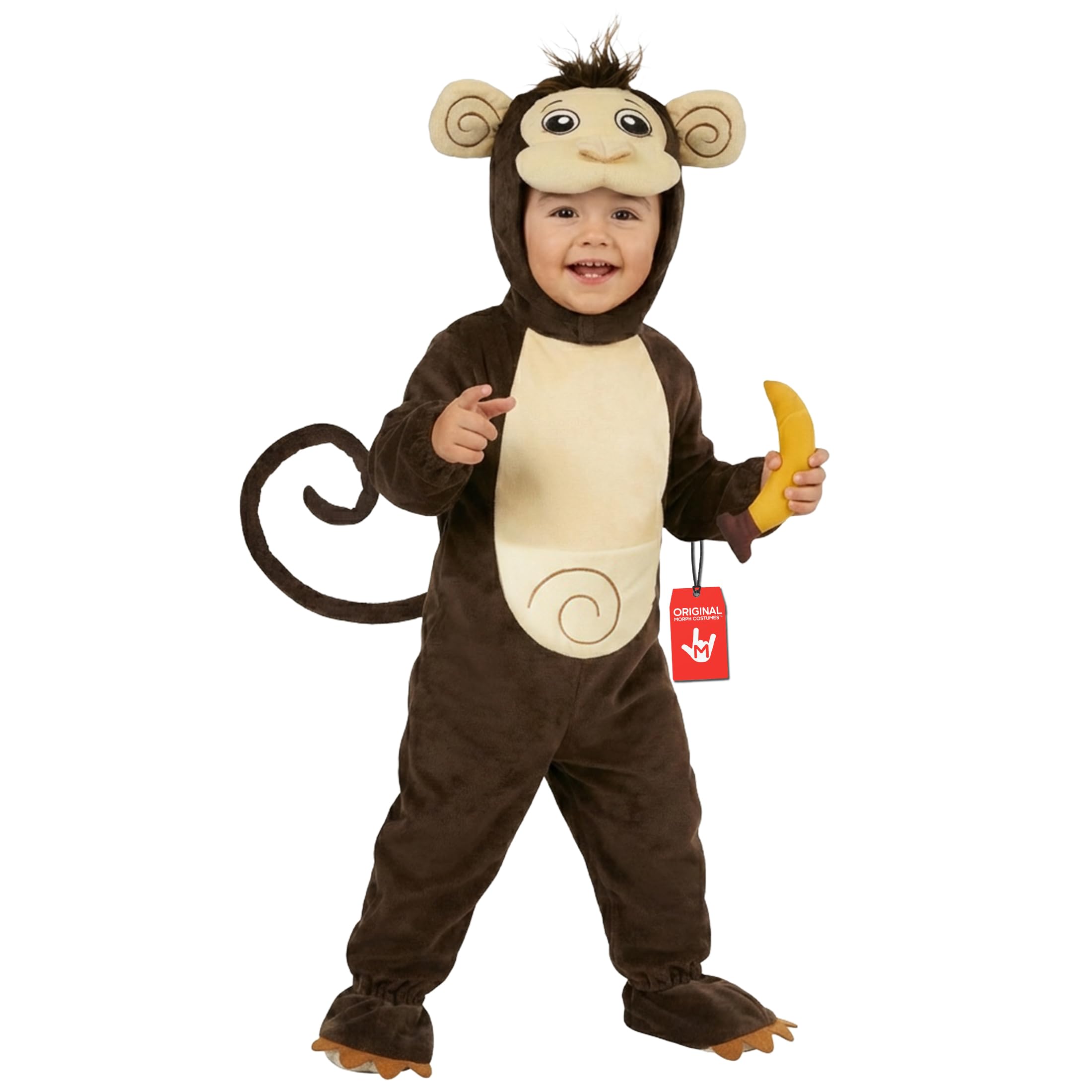 Morph Monkey Costume Kids, Toddler Monkey Costume, Monkeys Costumes Baby, Halloween Costumes For Kids, 4-6 Years