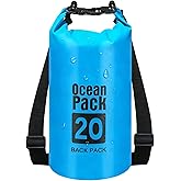 eutopic Waterproof Dry Bag – Roll Top Dry Storage Bag Backpack for Women & Men, Perfect for Kayaking, Boating, Swimming, Camping, Hiking, Backpacking & Beach (20L)