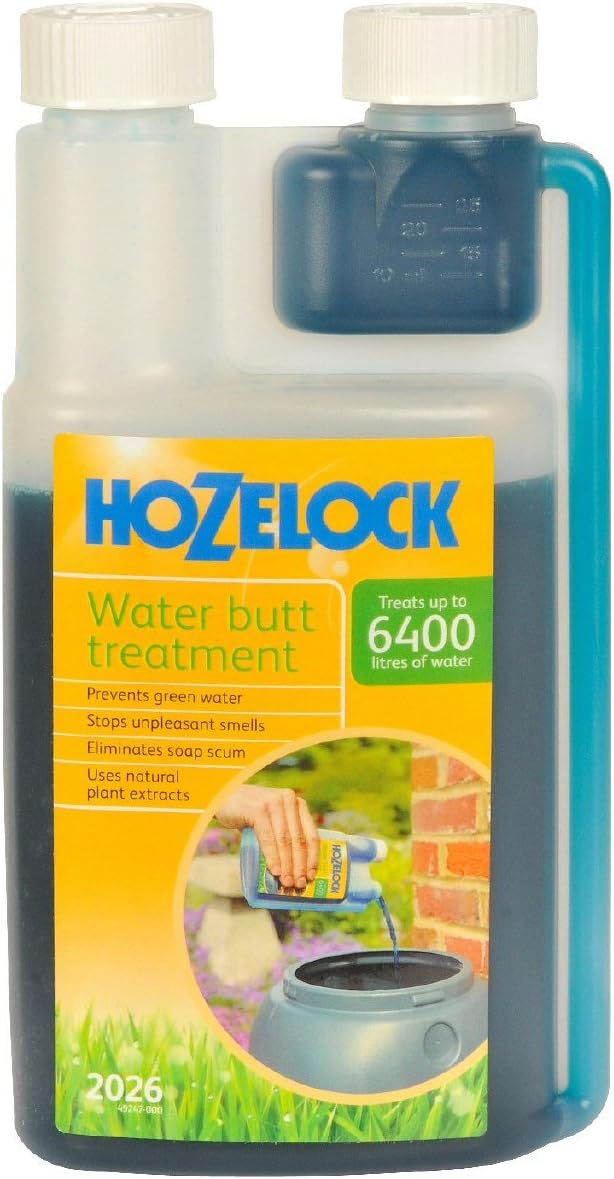 Hozelock Waterbutt Treatment Non-Toxic Prevents Odours Slime Algae 2026P8000