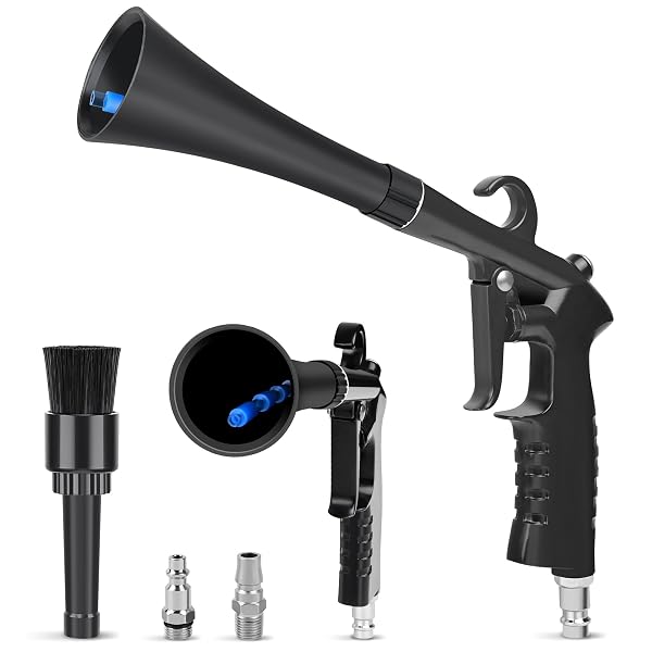 CAR CLEANING GUN DETAILING INTERIOR DRYER AIR BLOW...