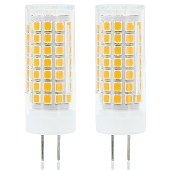 Neueste G6.35 GY6.35 LED 6W Birne Leuchtmittel Hohe Helligkeit Äquivalent zu 75Watt Halogenlampe 95V-240V Warm Weiß 3000K (2-