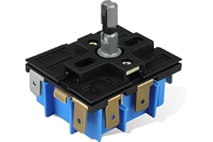 OEM HOME WB24X25013 Electric Range Infinite Control Switch Replace for GE, WB24X25013 Surface Element Control Switch, for 191d4774p005,Ap5999509,4464832,PS11729102,Suitable for GE Appliances