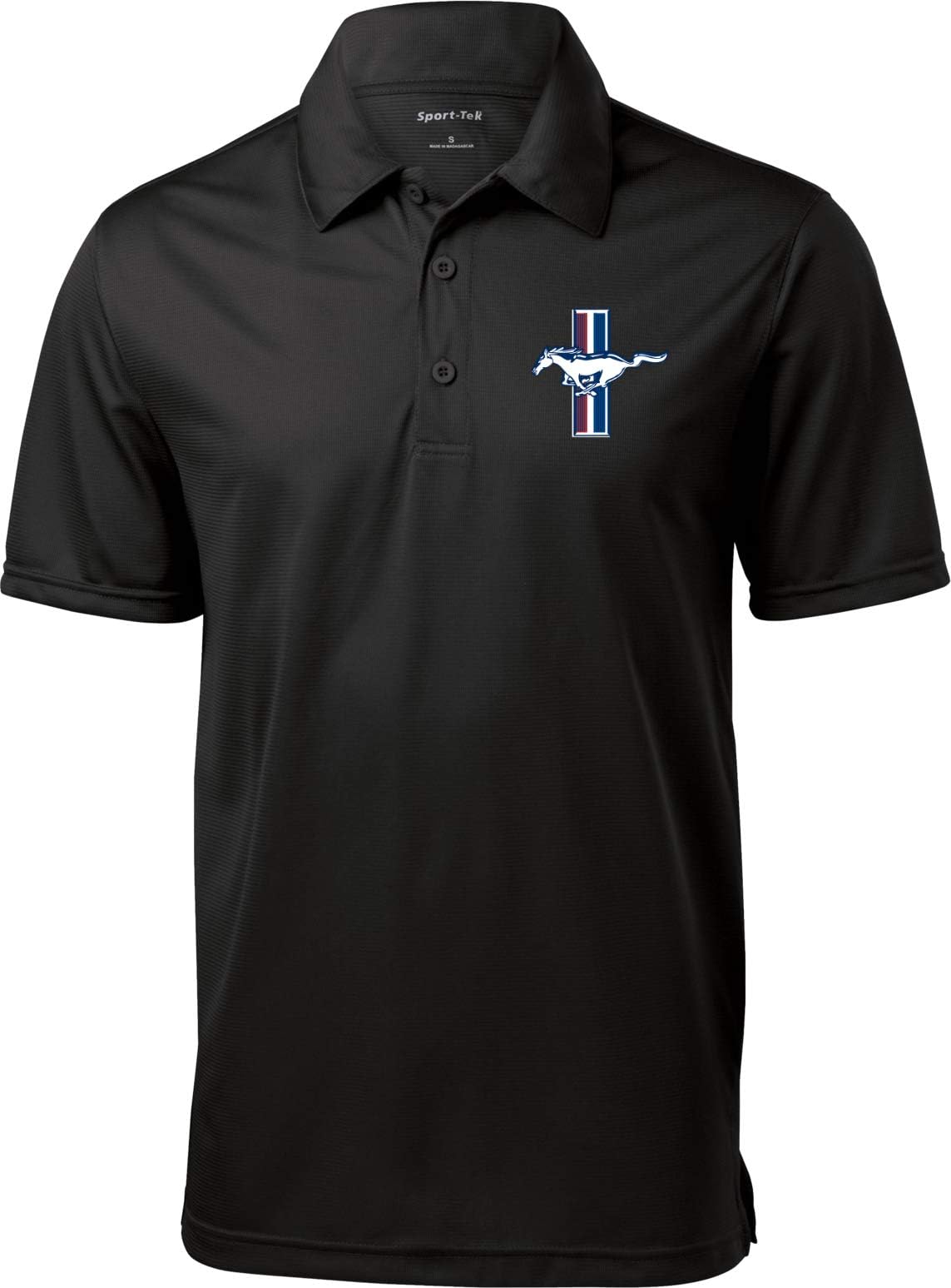 Ford Textured Polo Legend Lives Crest Pocket Print