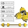 Image 3 - DDFE Adjustable Dumbbell Barbell Lifting Set 40.4lb New Dumbbell Barbell Set for Men,Women,Beginners,Home with Four 4lb. Four 2.8lb.Four 3.3lb.Weights, 2 Dumbbell Bars,1 Barbell Connecting Rod