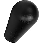 Kafuty-1 Oval Joystick Head Rocker Ball, American Type Ellipse Head Joystick Top Handles, M6 Interface (Black) for PC, PlaySt