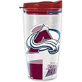 Rico Industries NHL Hockey Colorado Avalanche Classic Double Wall 16oz Tritan Tumbler