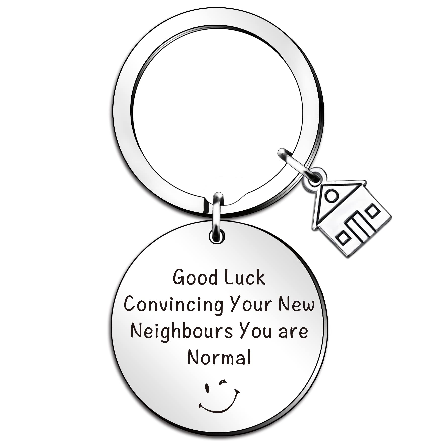 SMARGO New Home Keyring, House Warming Gifts for Friends or Couple, First Home Gifts
