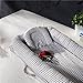 Abreeze Baby Bassinet for Bed -Grey Striped Baby Lounger - Breathable & Hypoallergenic Co-Sleeping Baby Bed - 100% Cotton Portable Crib for Bedroom/Travel