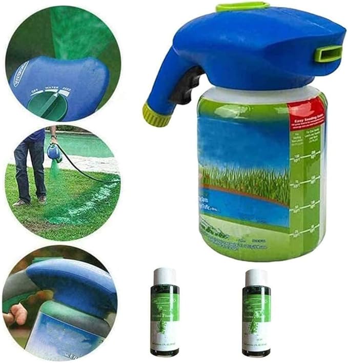 PXD913 Seed Sprinkler Liquid,Liquid Lawn System Grass Sprayer,Garden