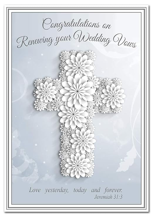 Wedding Vow Renewal Card Congratulations on Renewing Your Marriage
