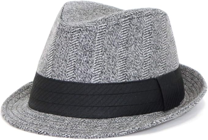 Amazon スウィングプラス Swingplus ハット 中折れ ジャガード織 ウール フェドラ 帽子 シンプル スナップ ブリム サイズ調整可能 秋 冬 メンズ キャップ 通販