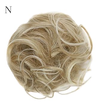 Wigs For Women Curly Messy Bun Hair Twirl Piece Scrunchie Wigs