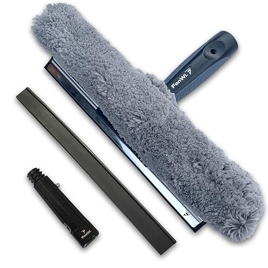 fenwi profesional combinado limpiacristales 25/30 cm de ancho para ...