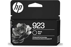 HP 923 Black Ink Cartridge Printers | Works with Printer Series: OfficeJet 8120, OfficeJet Pro 8130 | Eligible for Instant Ink | 4K0T3LN