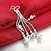 KOREA-JIAEN Fashion Earrings S925 Sterling Silver Plated Base Dangle Earring Jewelry (Tassels)