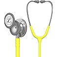 3M Littmann Classic III Monitoring Stethoscope, 5839, More Than 2X as Loud*, Weighs Less, Stainless Steel Chestpiece, 27' Lemon-Lime Tube