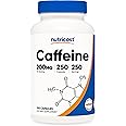 Nutricost Caffeine Pills, 200mg Per Serving (250 Caps)