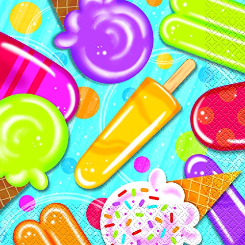 image for Unique Popsicle Party Dinnerware Bundle | Napkins & Plates | Great for