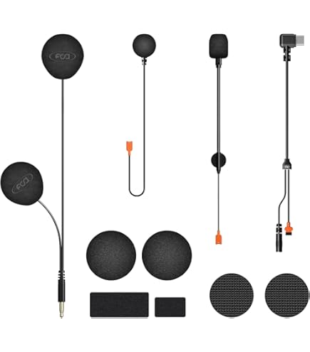 アクセサリー FOD SPORTS MS1-PRO Amazon.com: Fodsports Motorcycle Bluetooth Intercom Clips