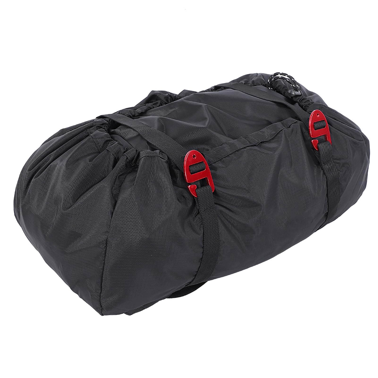 Climbing Bag Rock Climbing, Rope Bag Tarp, Rock Climbing Rope Kit Bag Folding Shoulder Strap For Outdoor Camping Hiking (Black)