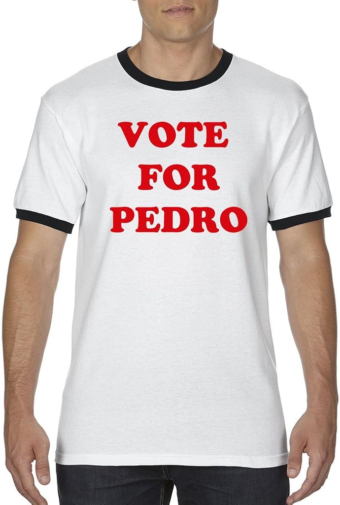 Vote For Pedro Ringer Tee Shirt Amazon.ca Clothing & Accessories