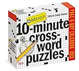Mensa 10-Minute Crossword Puzzles Page-A-Day Calendar 2019 by