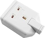 Masterplug Heavy Duty Single Socket Trailing Socket White BS1363-2 view 3