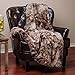 Chanasya Premium Wolf Faux Fur Throw Blanket - Soft, Fuzzy Sherpa & Minky Throw Blanket - for Bed or Couch - 60