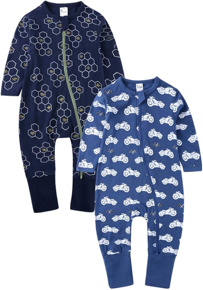 baby boy zip romper