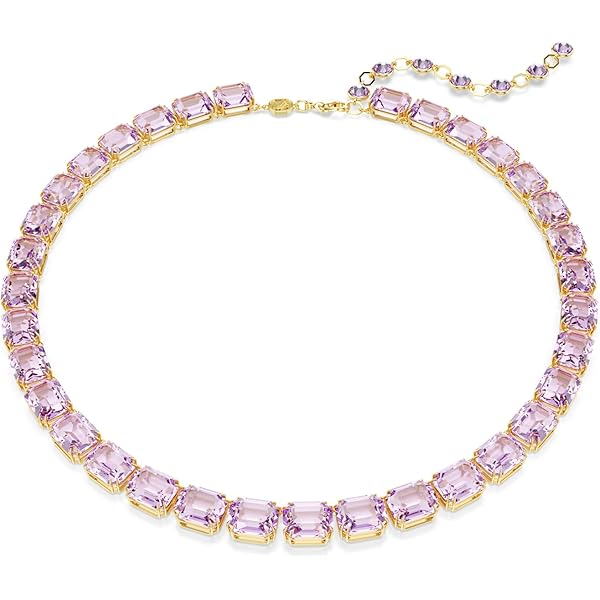 Amazon.com: Swarovski Millenia Necklace, Pink Octagon-Cut