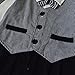 maifeng puseky Newborn Baby Boys Infant Gentleman Suit Bow Tie Romper Jumpsuit Outfits Clothes