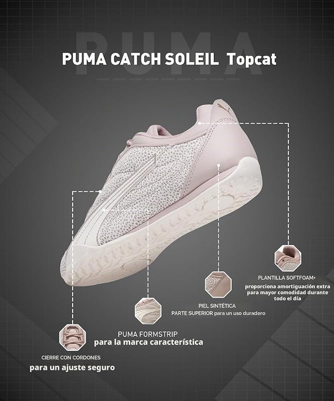 Catch Soleil TOPCAT - Ténis femininos, marfim fosco, Rose Gold Latte, tamanho 4, Frosted Ivory Rose Latte Puma Gold, 37 EU — foto 6 de 7