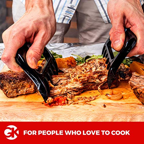 GK’s Premium BBQ Dream Set 100 Mess Proof Silicone BBQ Smoker Gloves