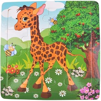 Tiny Souls Wodden Puzzle Giraffe