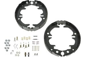 AM AUTOPARTS Rear Emergency Parking Brake Shoe Set w/Hardware Kit Compatible With ES300 ES350 Camry