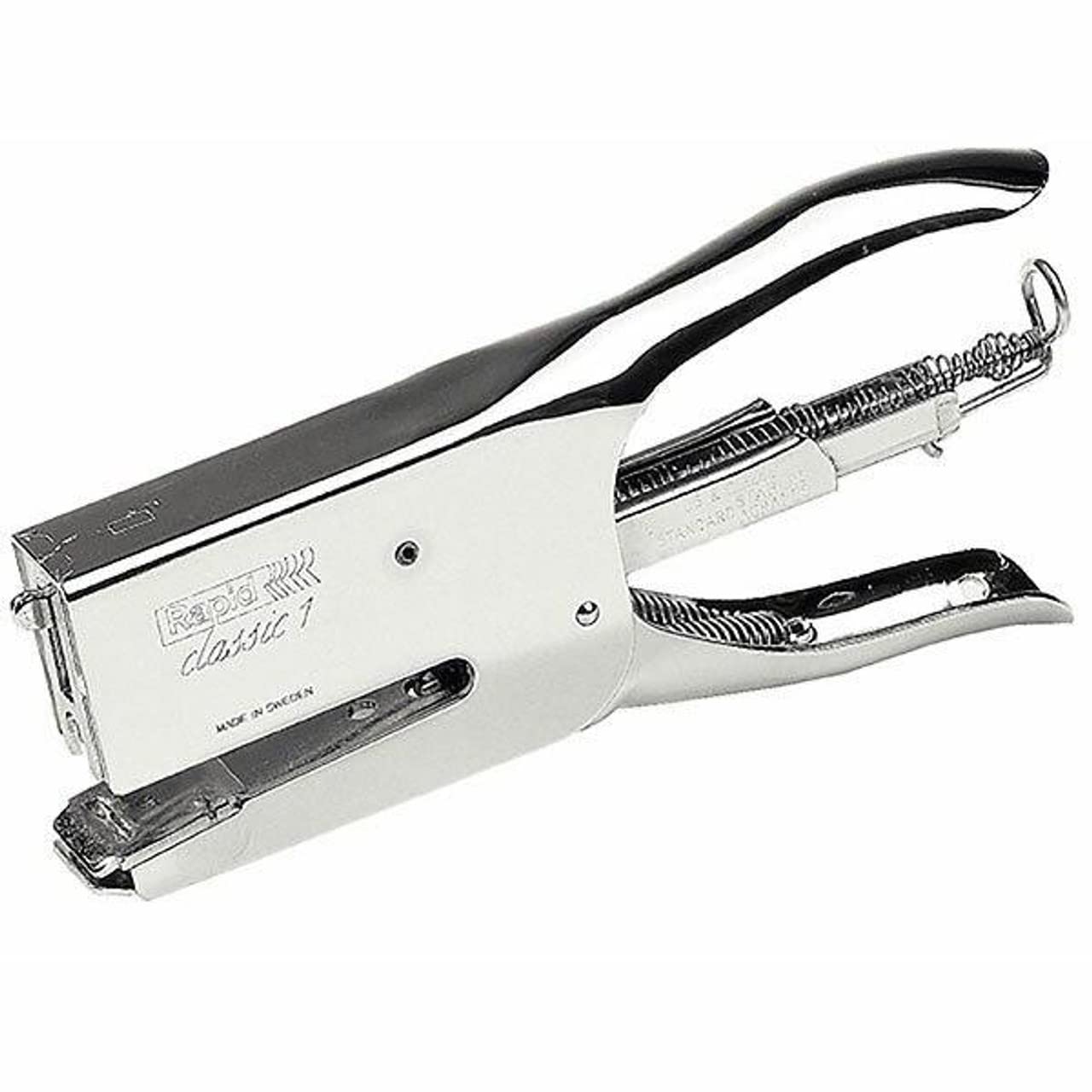 Rapid Classic K1 Stapling Pliers, 50 Sheet Capacity, Stapling and Pinning, Uses 26/6 and 26/8 mm Staples, Metal, Chrome, 10510629