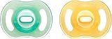 Tommee Tippee Ultra-Light StayPut Night Glow Soother 0-6m 2 Pack