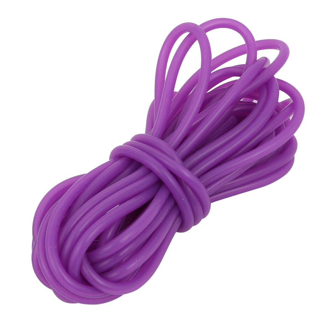 sourcingmap 2mm x 4mm Dia High Temp Resistant Silicone Tube Hose Rubber Pipe Purple 5M Long