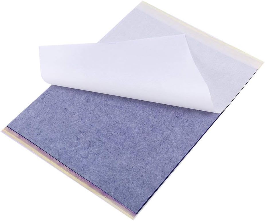 Tattoo Transfer Paper, Unihuby 30Pcs Tattoo Stencil Paper 4 Layers Tattoos Paper A4 Size Thermal Tracing Papers for Tattoos Supplies - Image 3