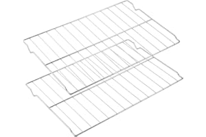 ANNIPARTS WPW10256908 Oven Rack Stove Replacement Parts for Whirlpool 304 Stainless Steel Gas Range Oven Rack 24 x 15.75 Inch Roper Maytag Kenmore jennair Amana Electric Shelf Rack W10256908 Oven Racks 2 Pcs