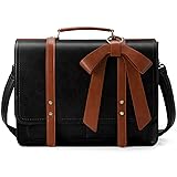 ECOSUSI Women Briefcase PU Leather Laptop Bag