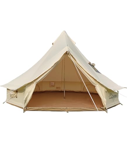 Amazon.com : DANCHEL OUTDOOR Waterproof Canvas Yurt Tent for 8-10
