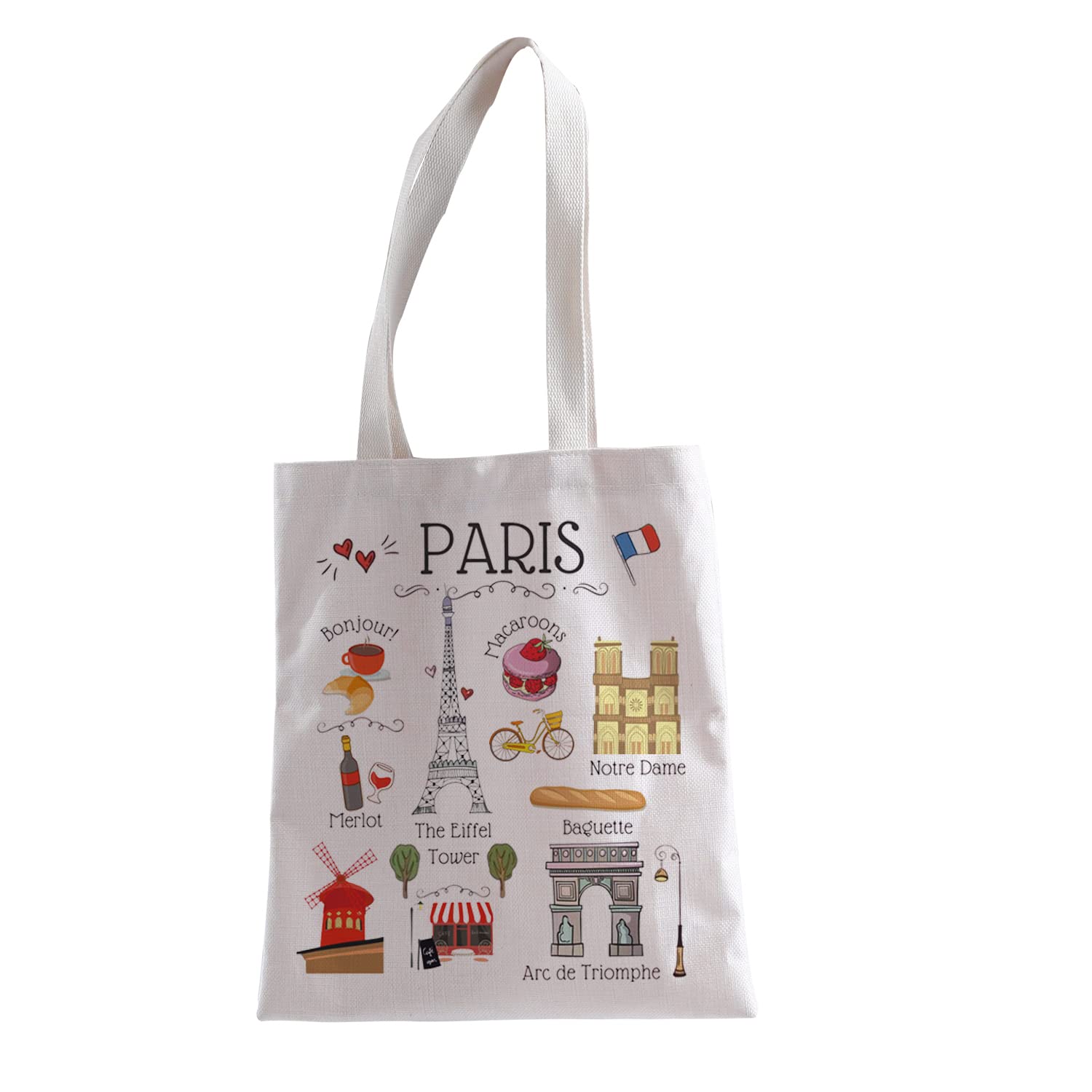Paris Pocket shopping bag paris lover gifts Paris France commemorative gifts Pocket shopping Tote Bag (PARIS tote ku)