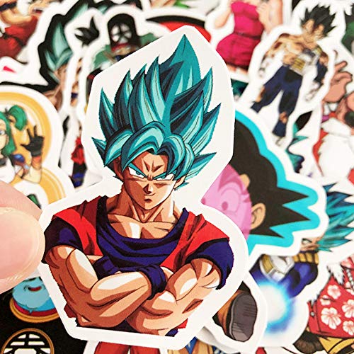 Dragon Ball Z Sticker Pack 50pcs Dragon Ball Laptop Sticker Waterproof